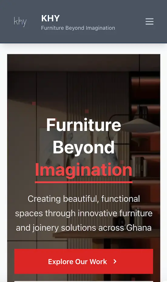 KHY Business project screenshot